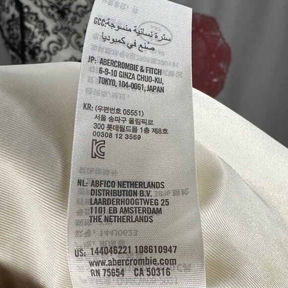 NWT Abercrombie & Fitch Off-White Tweed Jacket Size XXL - Picture 11 of 12